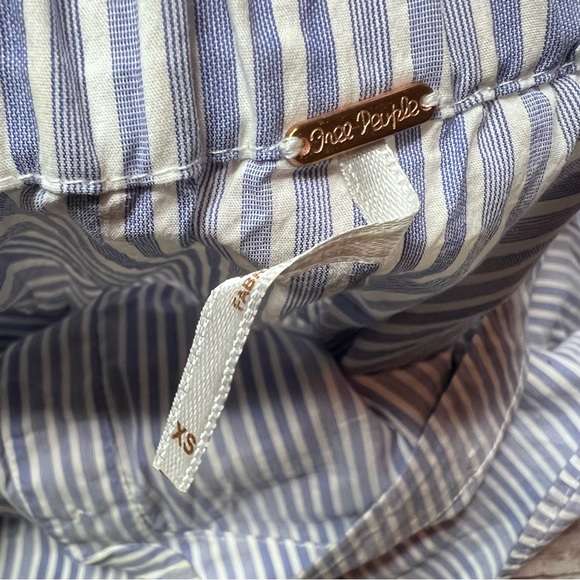 Free People March to the Beat off-shoulder striped top - Picture 7 of 7